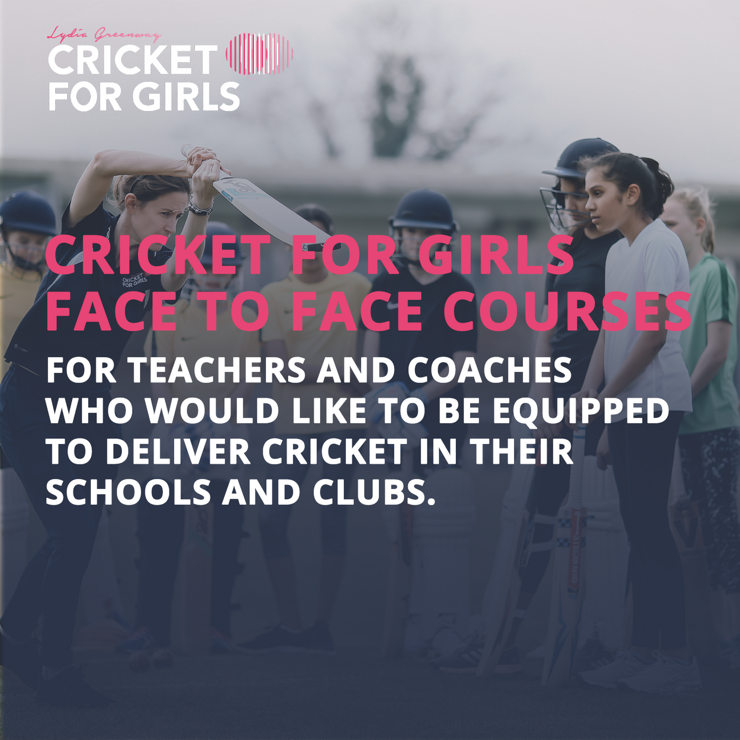 Cricket for Girls Conference 2024 - Friday 19th April 2024 - Venue TBC (London area)